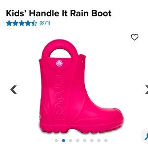 Crocs “Handle It” Rain Boots Kids (13c)